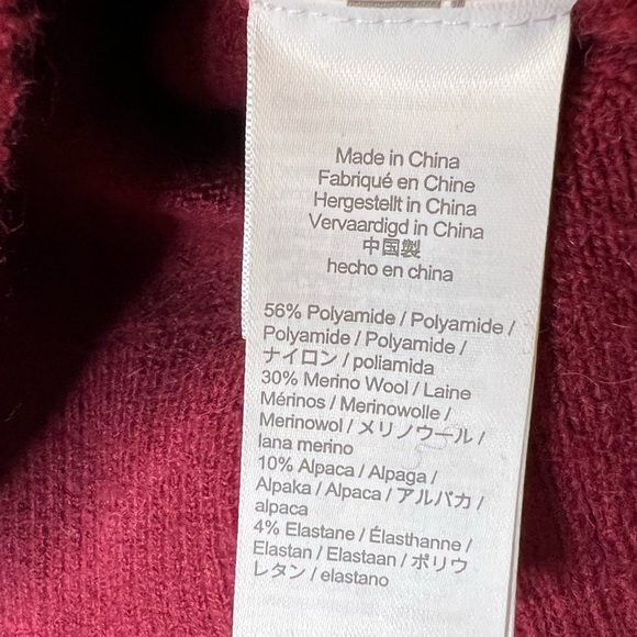 J. Crew Red Turtleneck Sweater in Supersoft Yarn - Picture 5 of 8